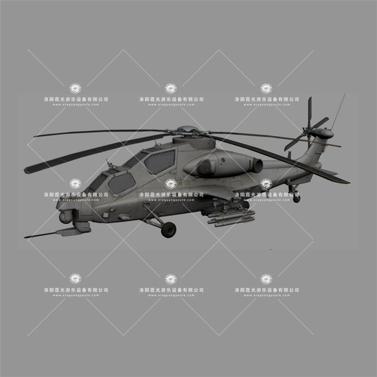锦州武装直升机3D模型